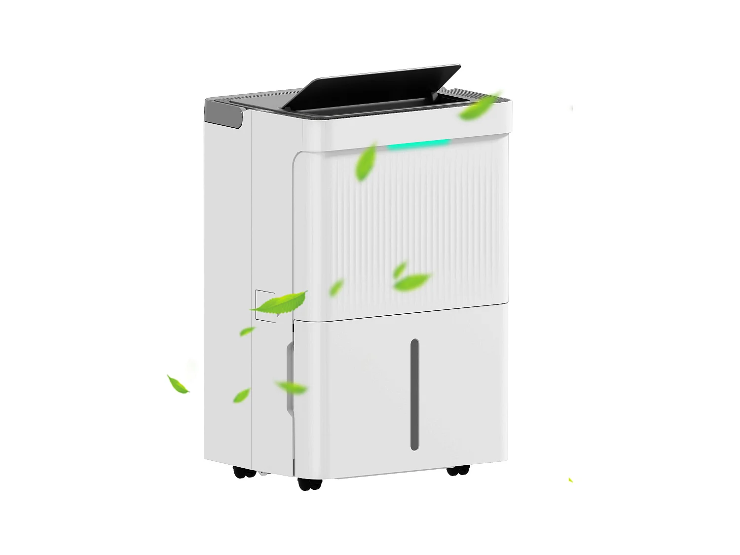 Deshumidificador eléctrico Green Homcom 35L 2 velocidades blanco 52,2x35,5x28 cm