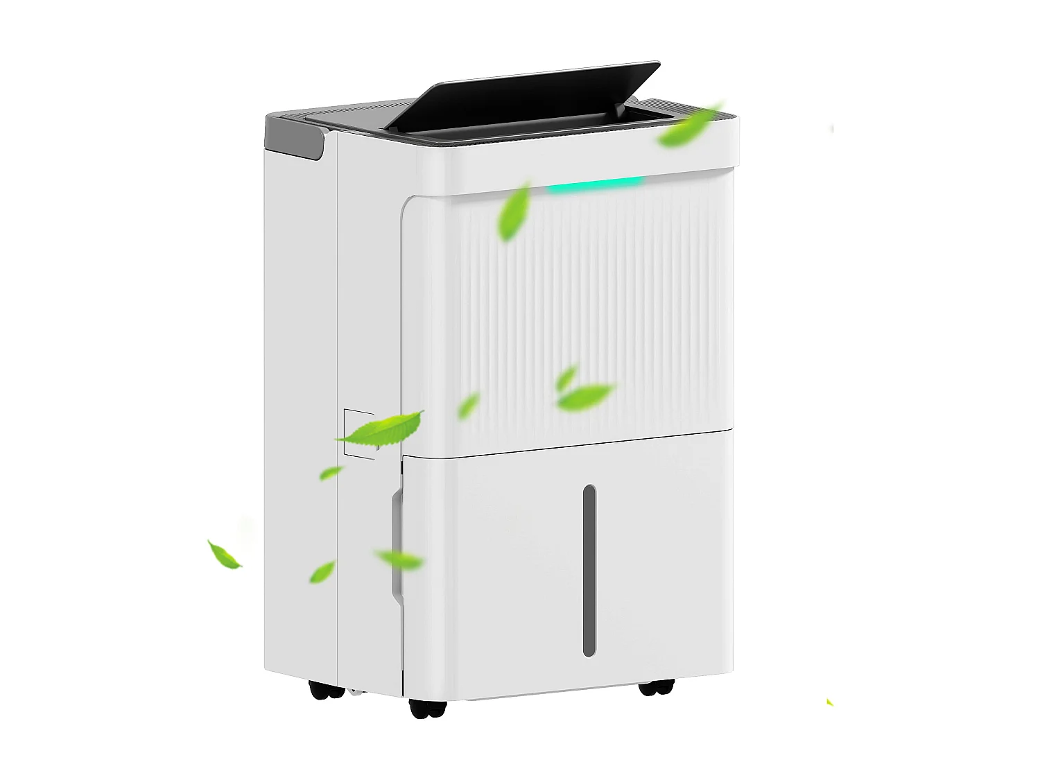 Desumidificador Elétrico 35L/dia com LED, Temporizador e Drenagem Contínua para Ambientes de Até 100㎡