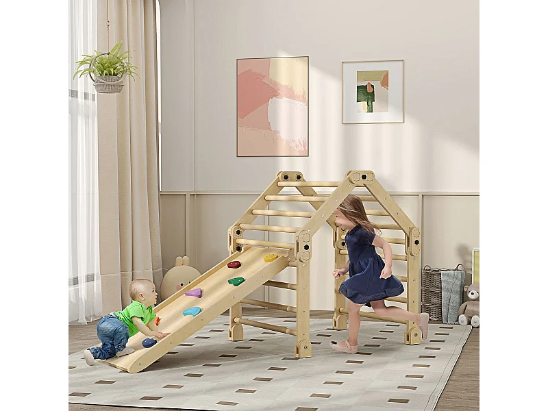 Juego de escalada infantil Aiyaplay 1-4 años multicolor 89x175x70 cm