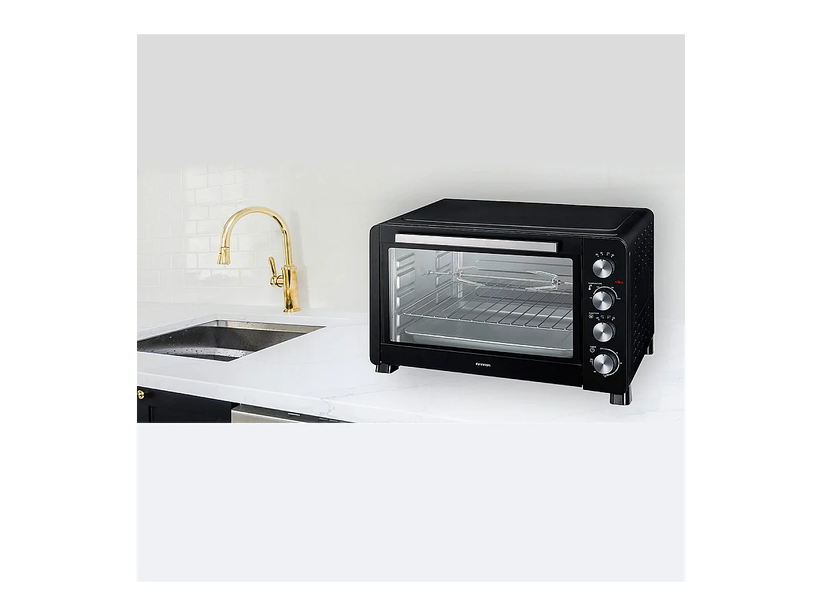 Horno de sobremesa Infiniton HSM-30N45 2000W 45L 4 funciones con accesorios negro