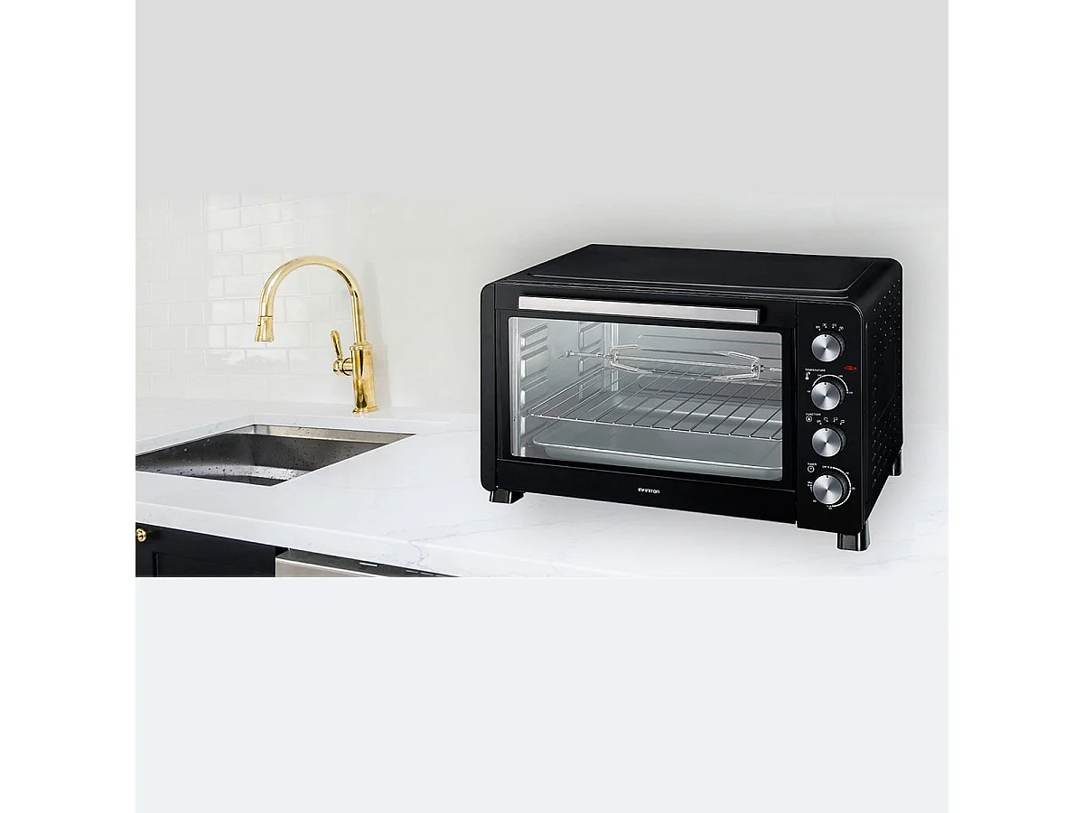 Horno de sobremesa Infiniton HSM-30N45 2000W 45L 4 funciones con accesorios negro