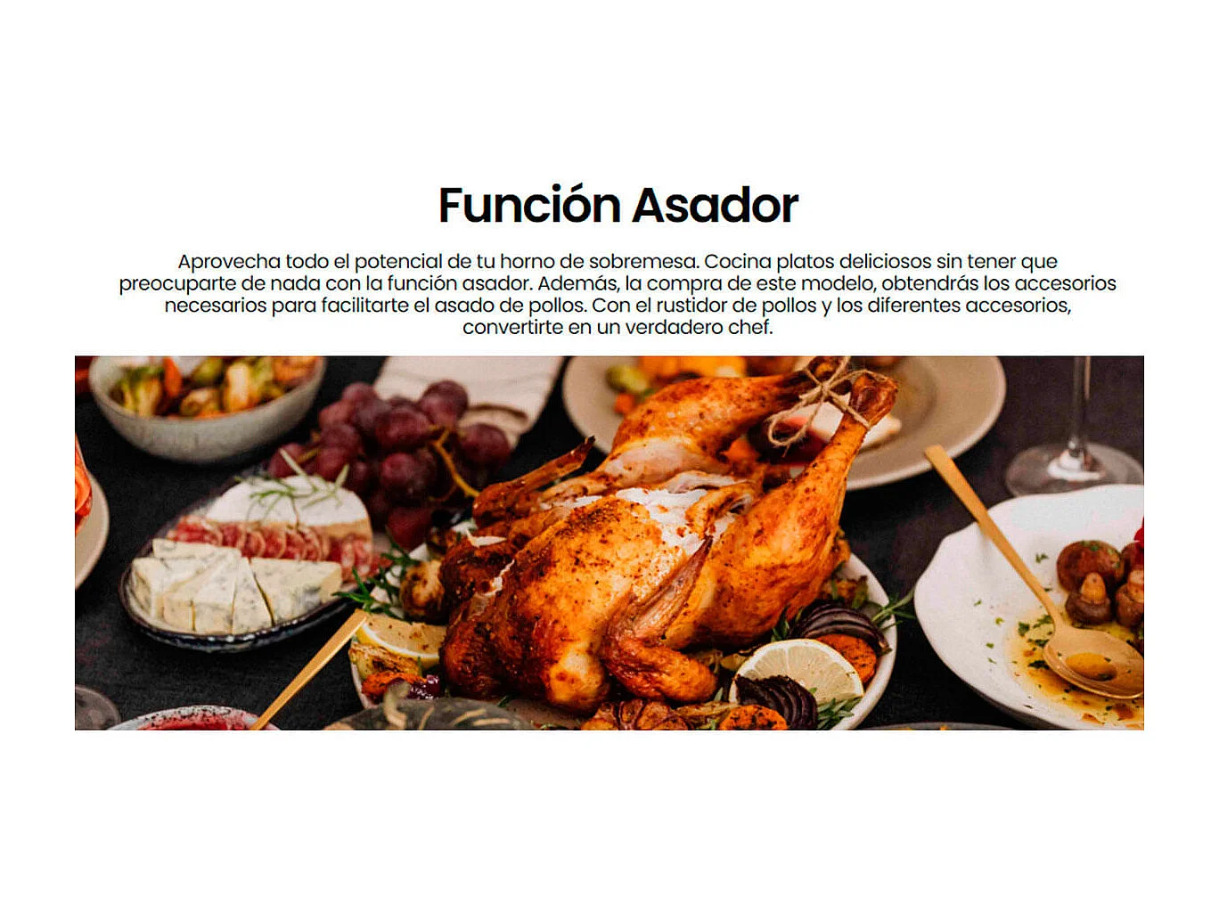 Horno de sobremesa Infiniton HSM-30N45 2000W 45L 4 funciones con accesorios negro