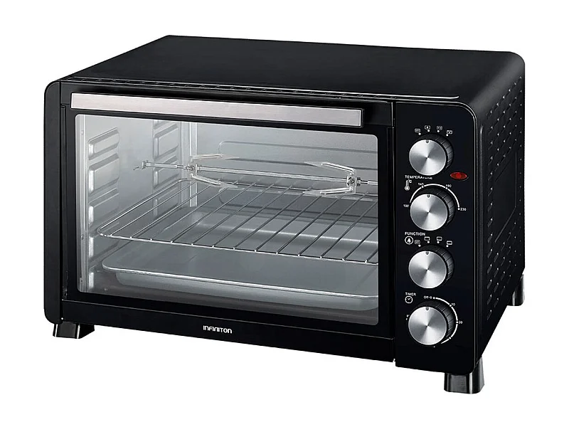 Horno de sobremesa Infiniton HSM-30N45 2000W 45L 4 funciones con accesorios negro