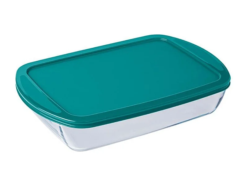 Recipiente Cook&Store PX Pyrex 4,5L con tapa verde 7,4x41x27,5 cm