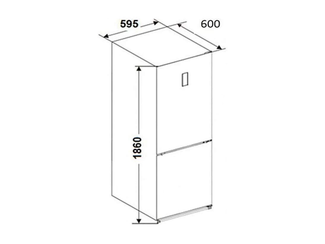 Frigorífico combi Fagor 3FFK-6636 No Frost 293L E blanco 186 cm