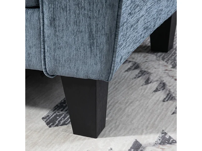 Sofá Chaise Longue Reversível em L com Almofadas - Conforto e Estilo para sua Sala de Estar