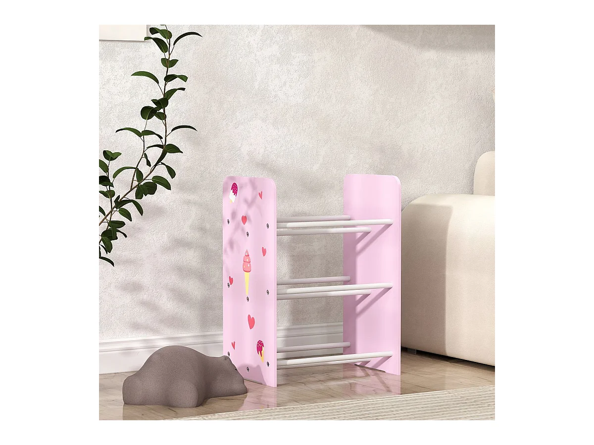 Estantería infantil Yoyó Aiyaplay 6 cajas +3A rosa 60x43x30 cm
