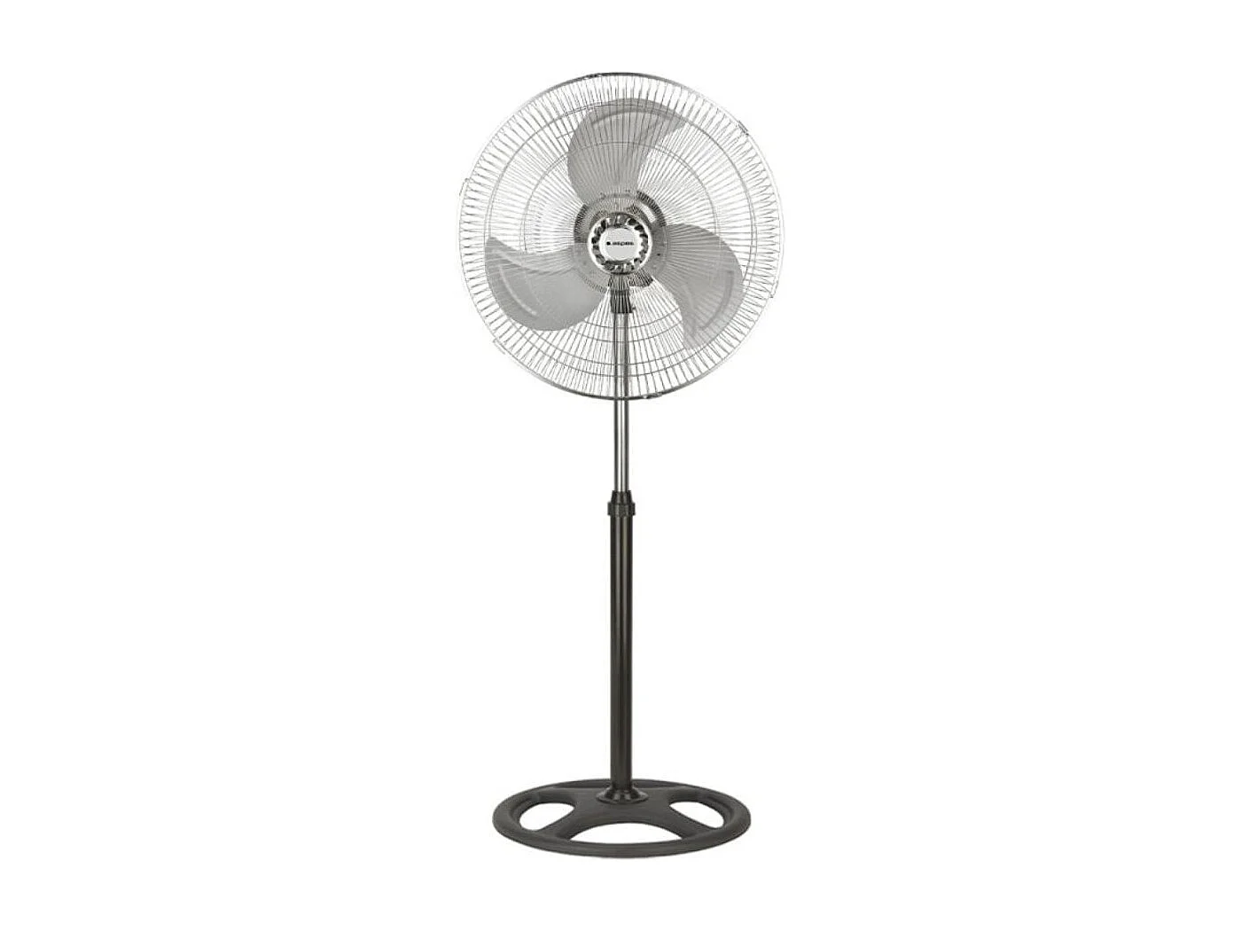 Ventilador de pie Aspes AVP501800OVN 50W 3 velocidades multiposición 3 aspas negro/inox 130 cm