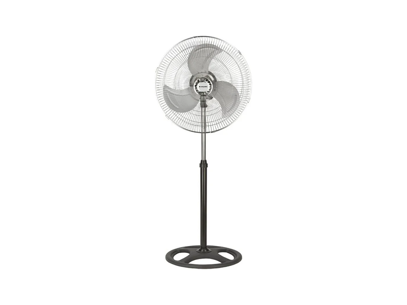 Ventilador de pie Aspes AVP501800OVN 50W 3 velocidades multiposición 3 aspas negro/inox 130 cm