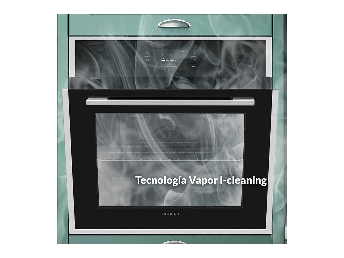 Horno Infiniton A690 3000W 65L 9 programas tecnología Vapor i-cleaning negro 59,5 cm