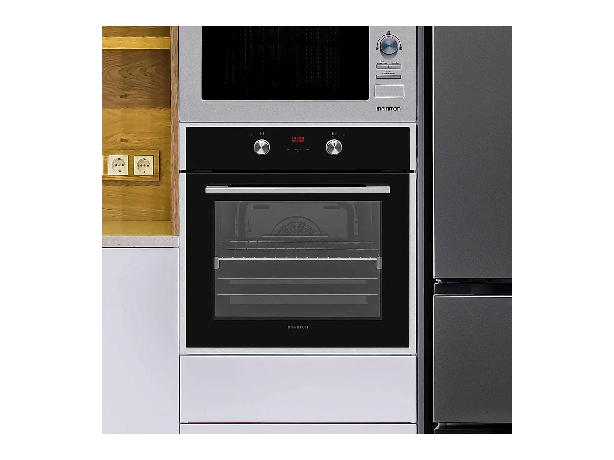 Horno Infiniton A690 3000W 65L 9 programas tecnología Vapor i-cleaning negro 59,5 cm