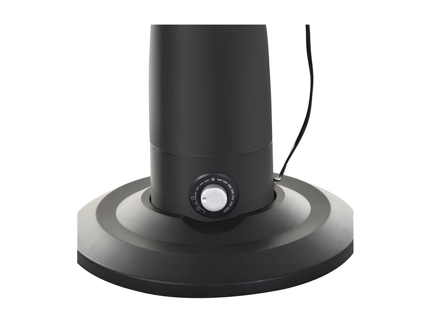 Ventilador de pie con nebulizador negro 44.5x44.5x120 cm HOMCOM