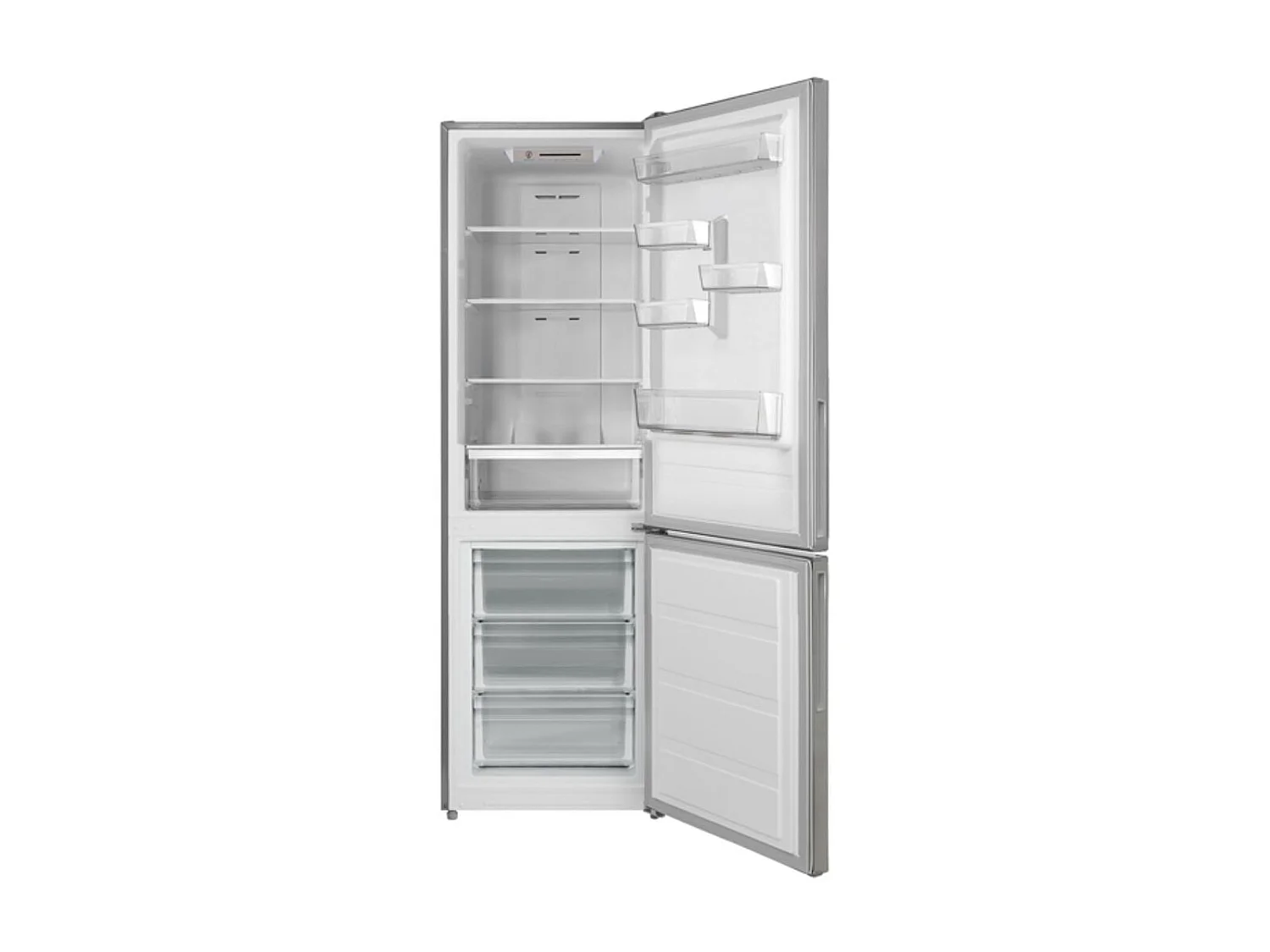 Frigorífico combi Edesa EFC-1821 NF EX Total No Frost 310L E gris 188 cm