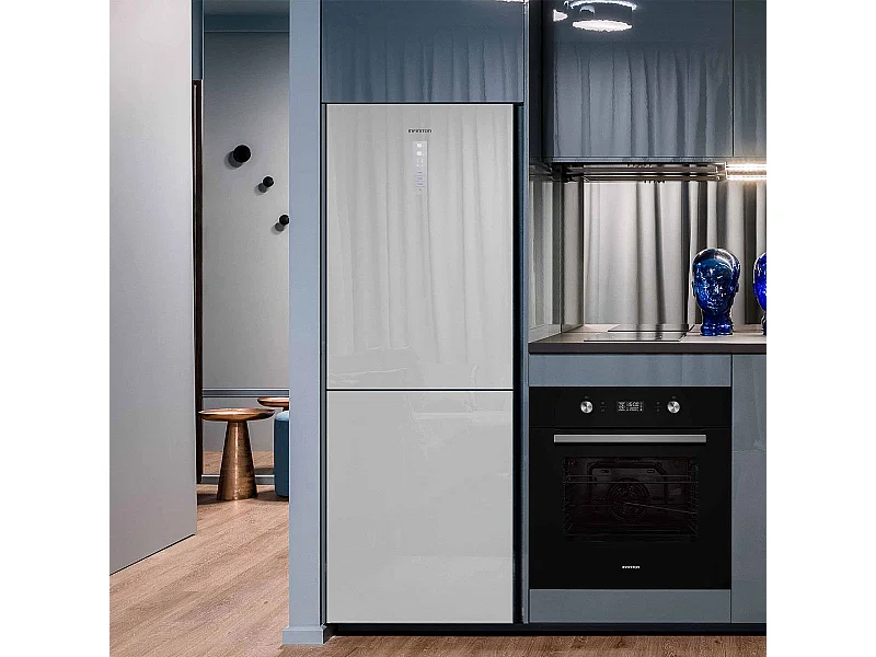 Frigorífico combi Infiniton FGC-868WG Total No Frost 322L D cristal blanco 185,5 cm