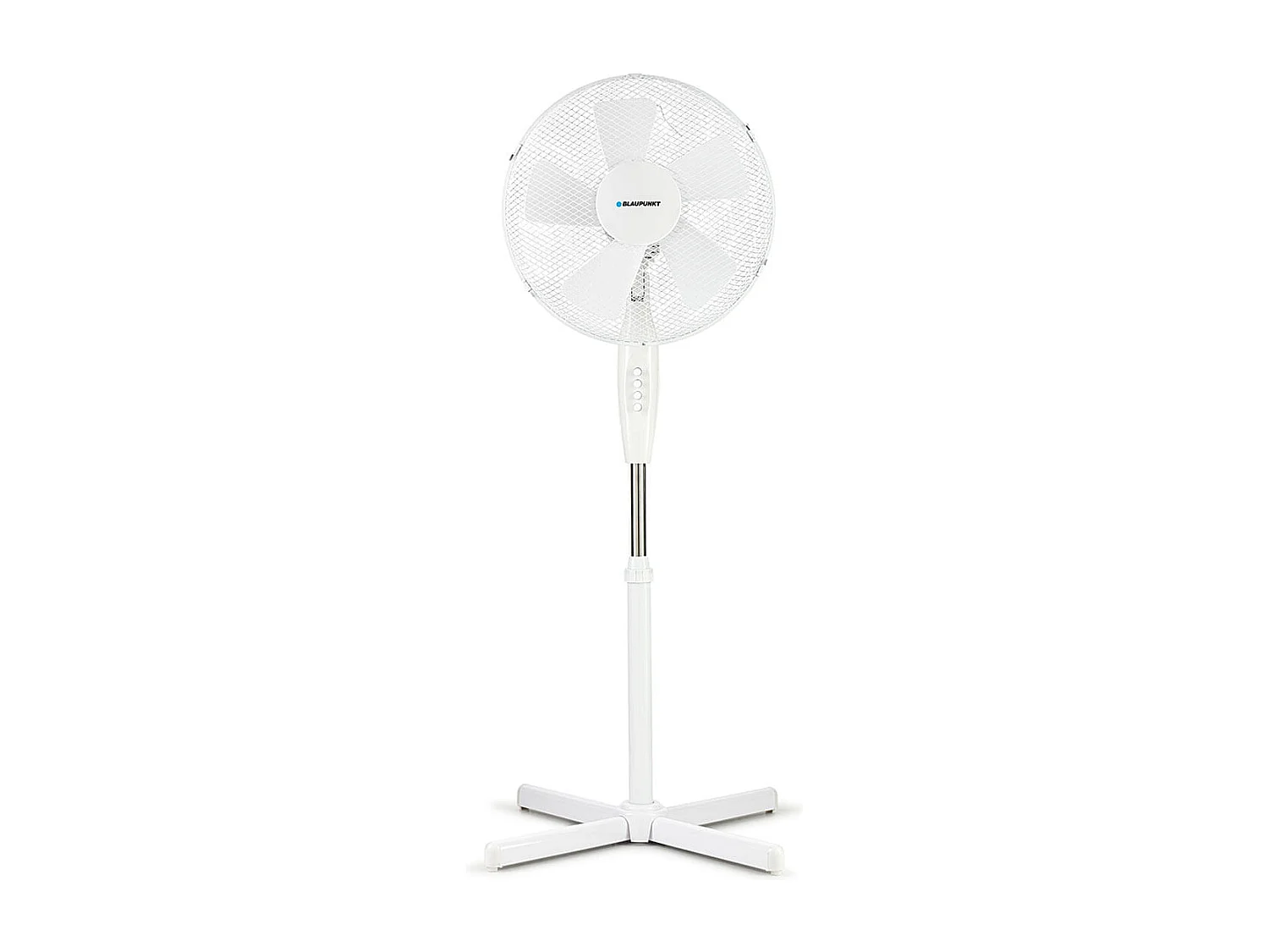 Ventilador de pie Blaupunkt BP2013 50W 3 velocidades 5 aspas blanco