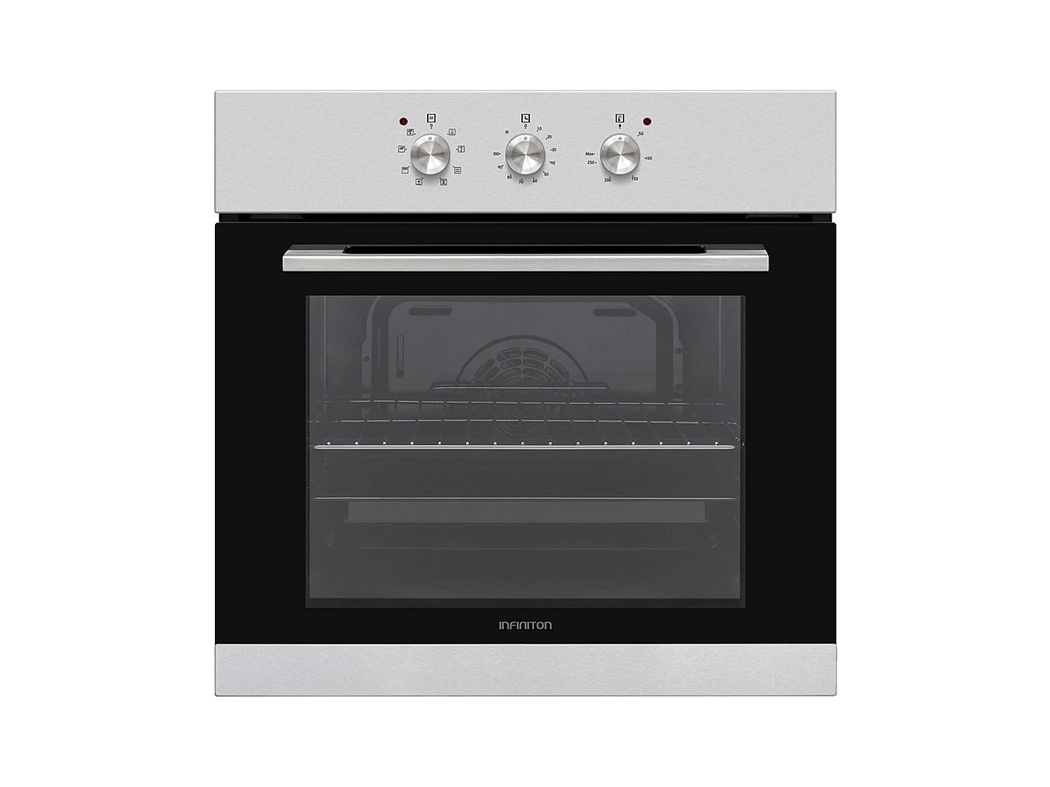 Horno Infiniton B698 3000W 60L 8 funciones A inox 59,5 cm