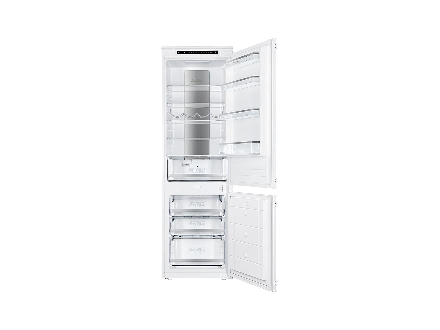 Frigorífico combi Infiniton FGC-BB39N Metal No Frost 270L control Tri-Zona E blanco 193,7 cm