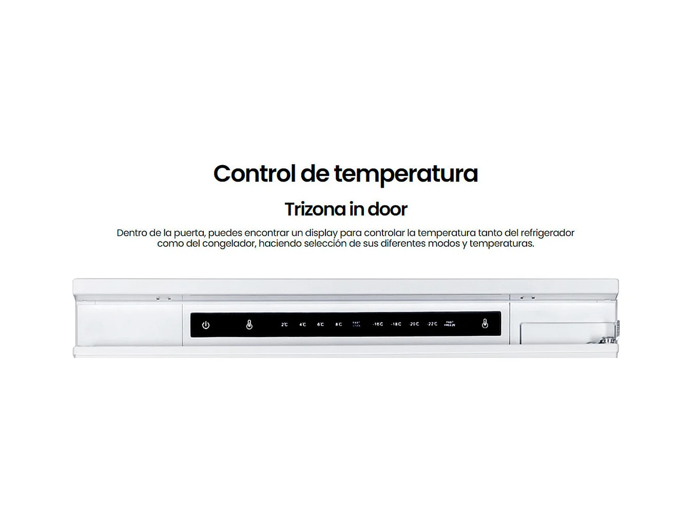Frigorífico combi Infiniton FGC-BB39N Metal No Frost 270L control Tri-Zona E blanco 193,7 cm