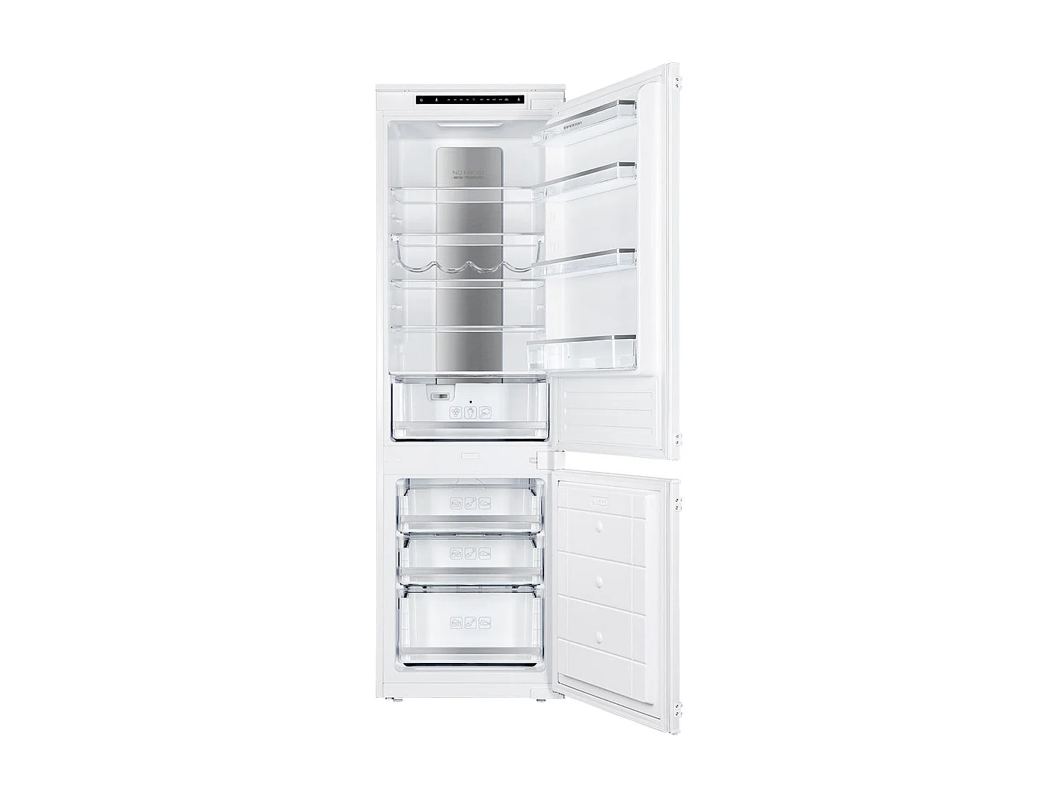 Frigorífico combi Infiniton FGC-BB39N Metal No Frost 270L control Tri-Zona E blanco 193,7 cm