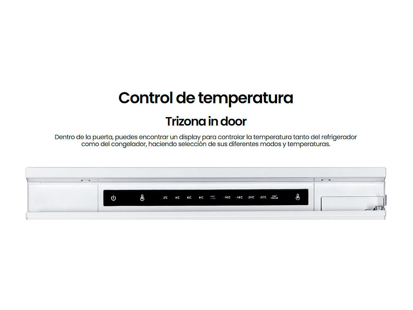 Frigorífico combi Infiniton FGC-BB39N Metal No Frost 270L control Tri-Zona E blanco 193,7 cm