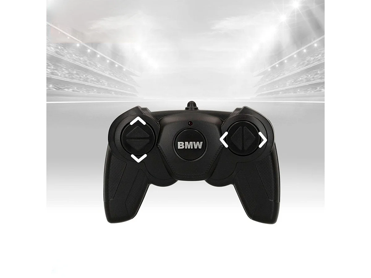 Coche teledirigido BMW M4 CSL Rastar con mando +6A negro 8,5x30x13 cm