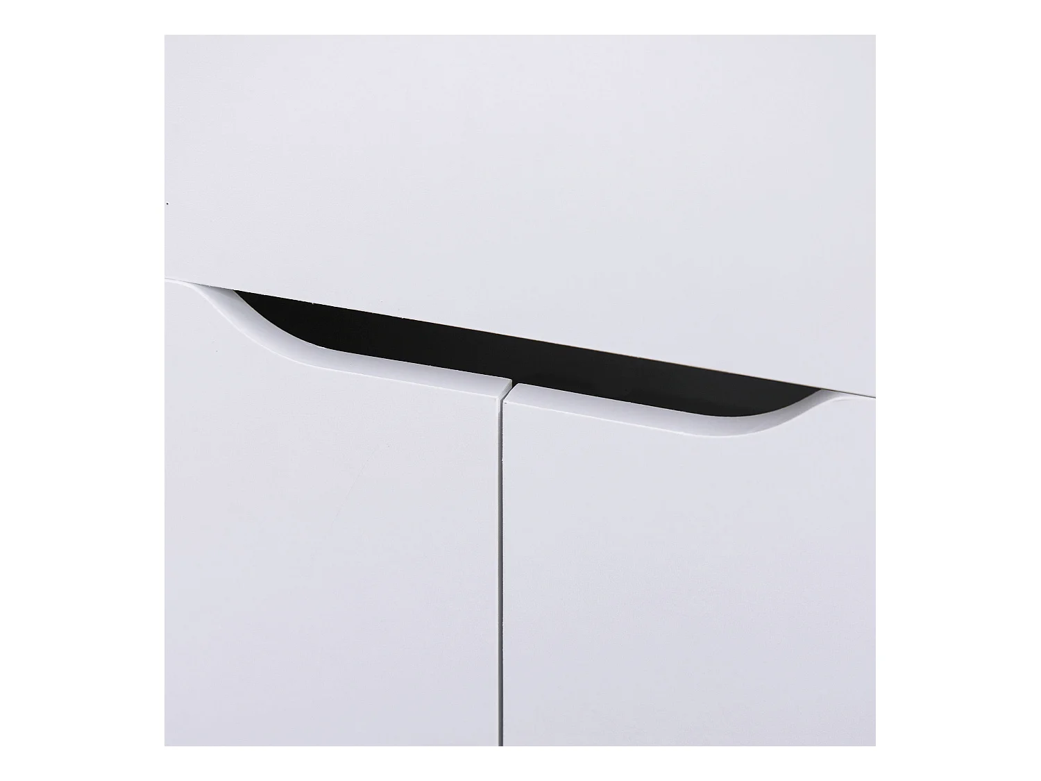 Scrivania angolare con piano estraibile e libreria color legno bianco