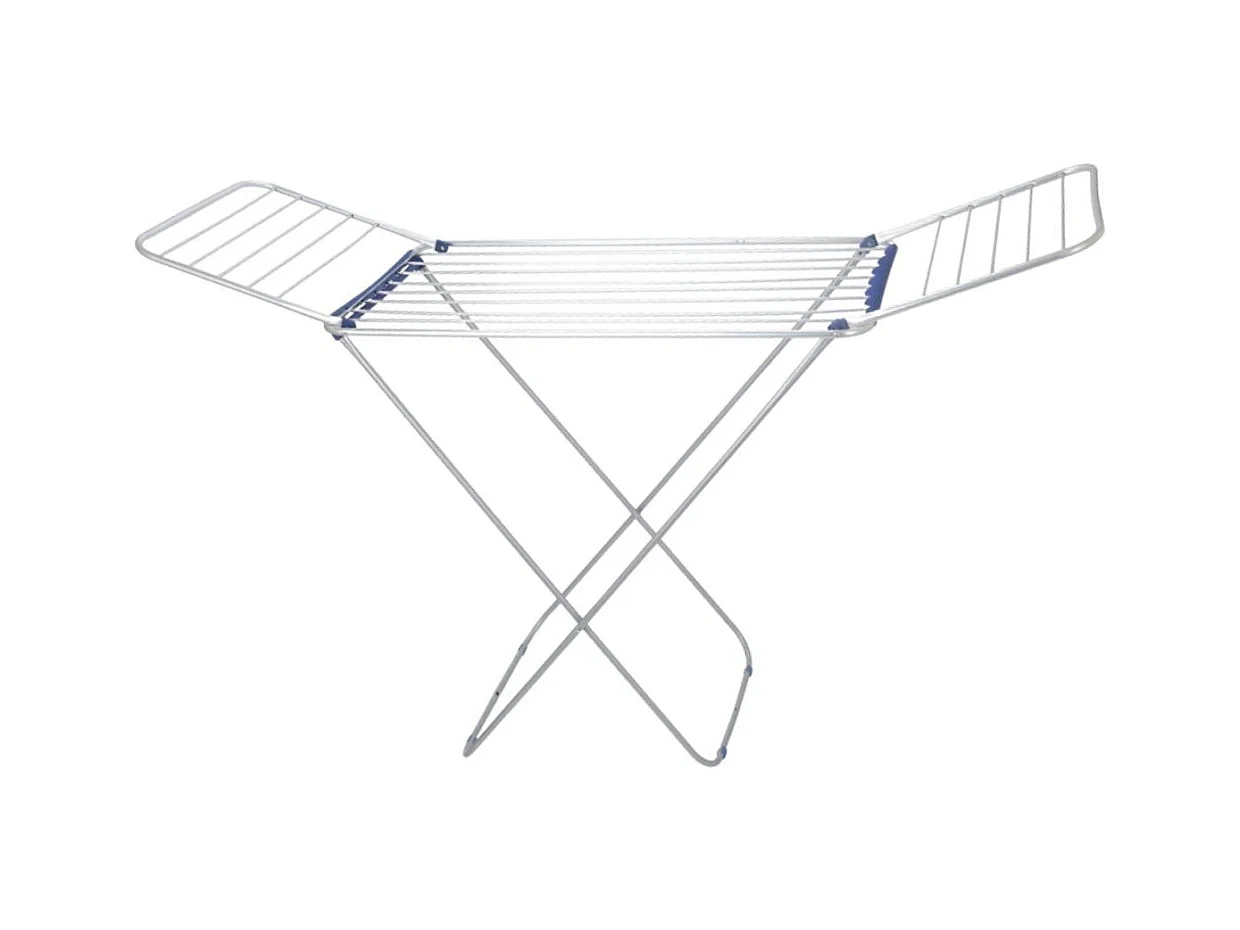 Tendedero Capri alas abatibles diseño plegable gris 200 cm