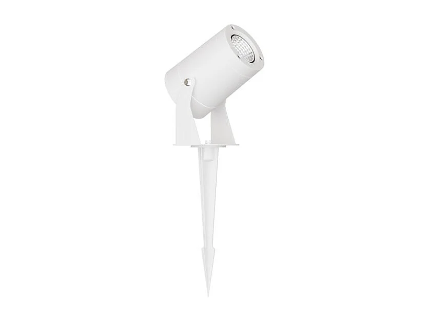 Sair XL - Faro a led a picchetto rotondo 20W IP65 Bianco 3000K - Luce da giardino per piante o siepe h38cm - Beneito faure