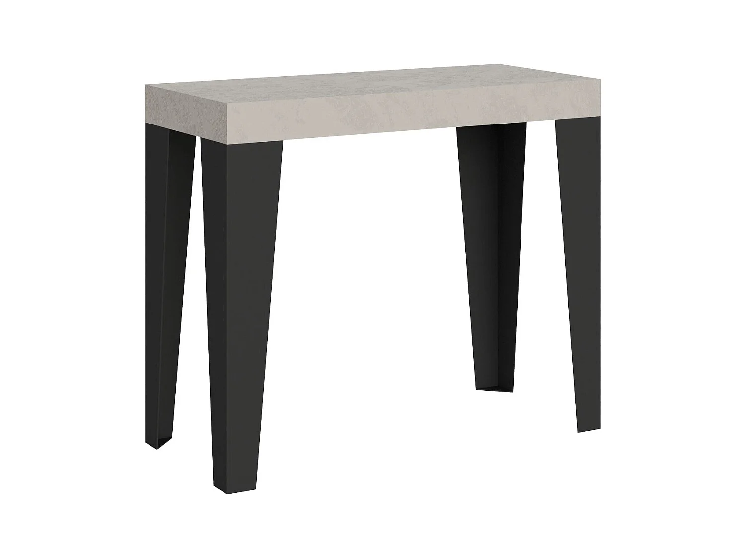 Ausziehbarer Konsolentisch 90x40/196 cm Flame Small Kaschmir