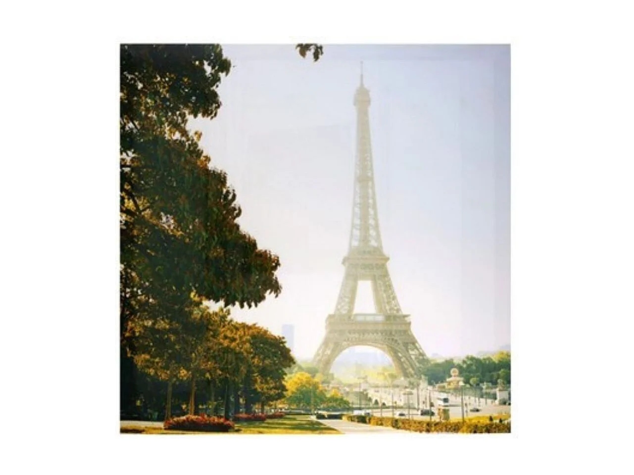 Print de paisaje ciudad decorativo Paris 50x50 cm