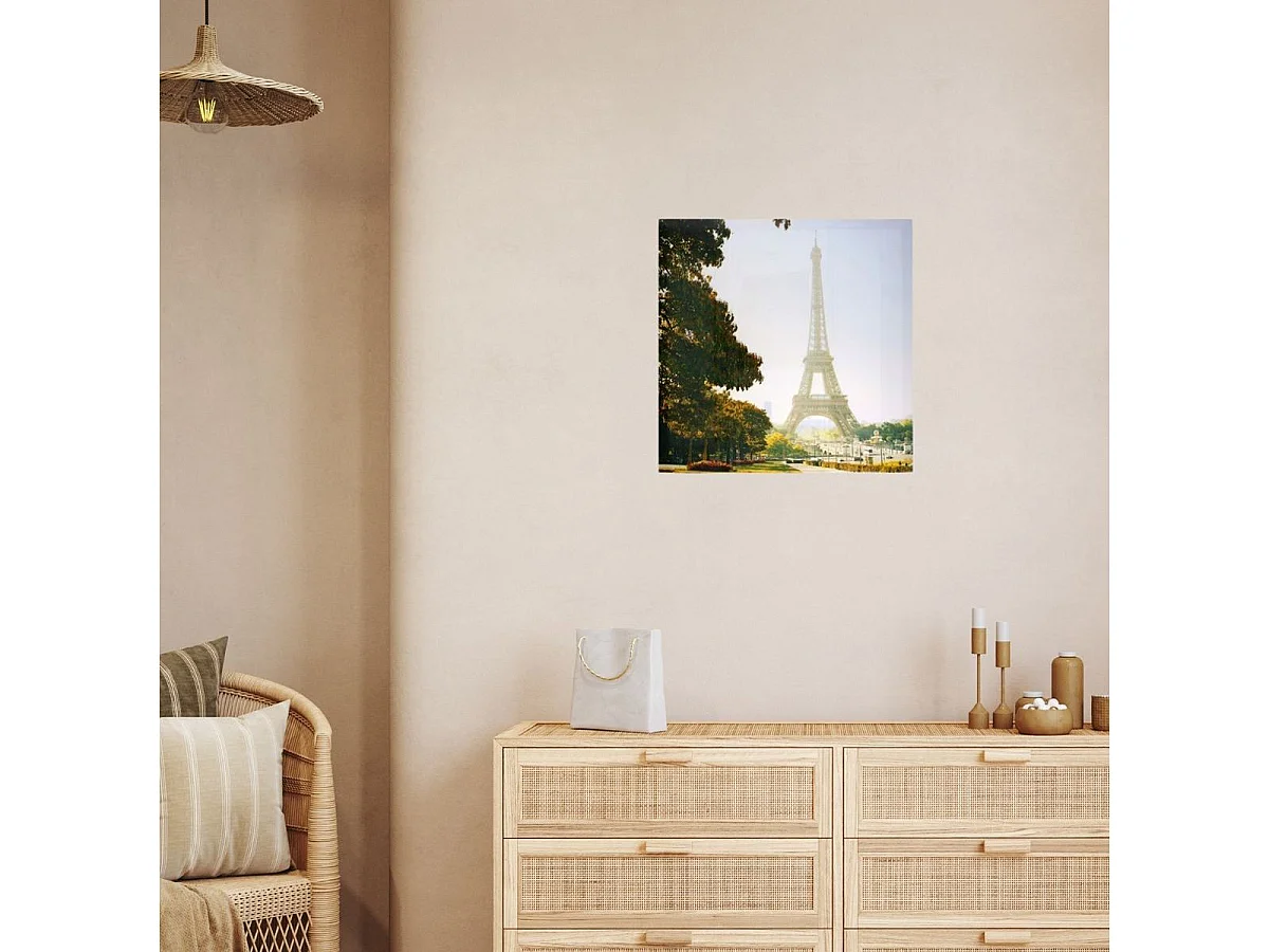 Print de paisaje ciudad decorativo Paris 50x50 cm