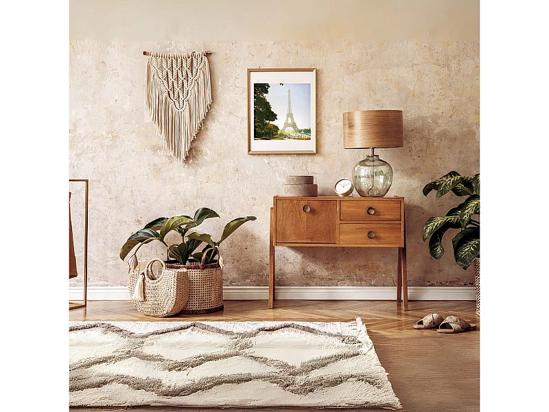 Print de paisaje ciudad decorativo Paris 50x50 cm