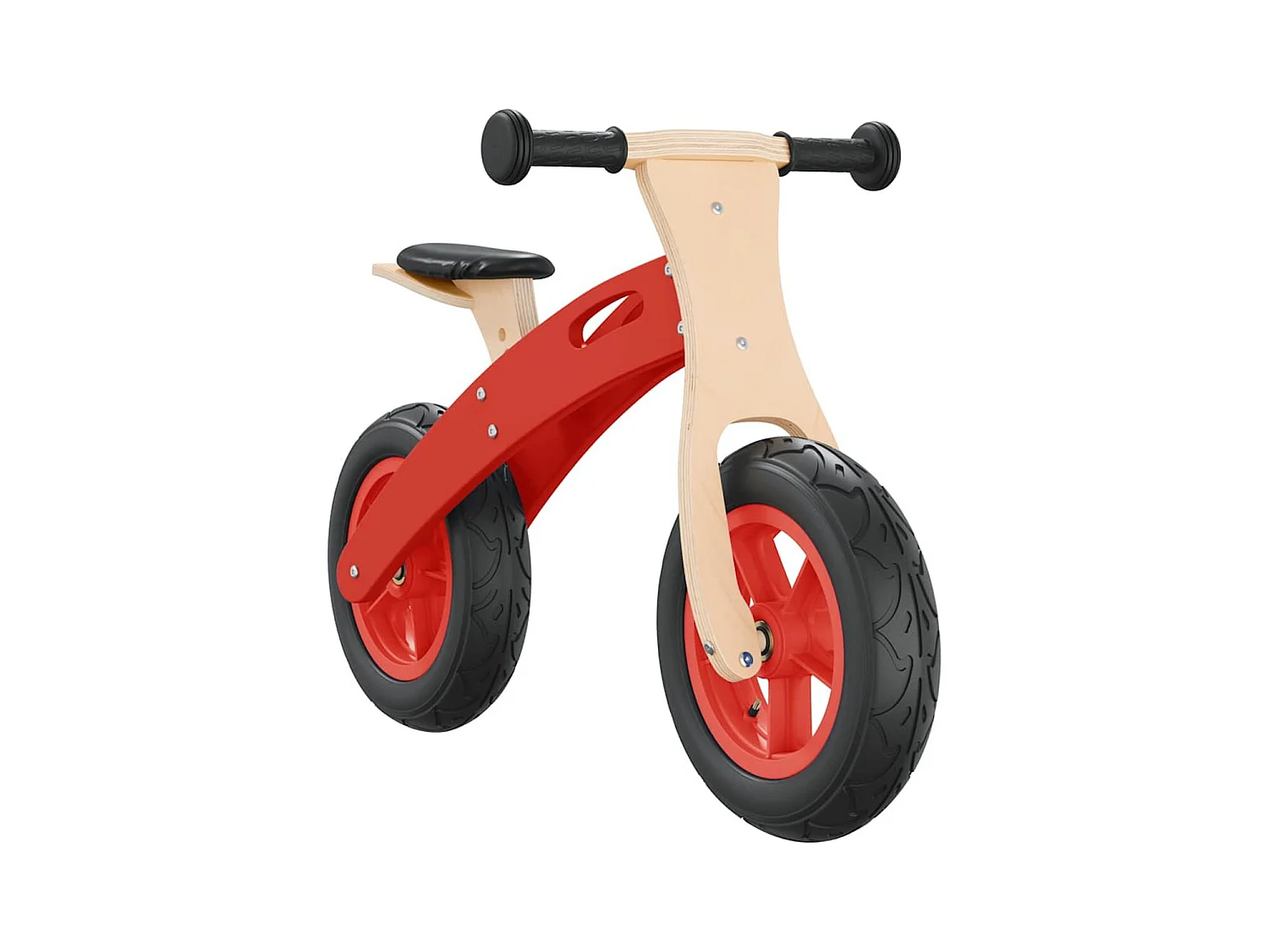 Vidaxl bicicleta sin pedales para niños con neumaticos  rojo