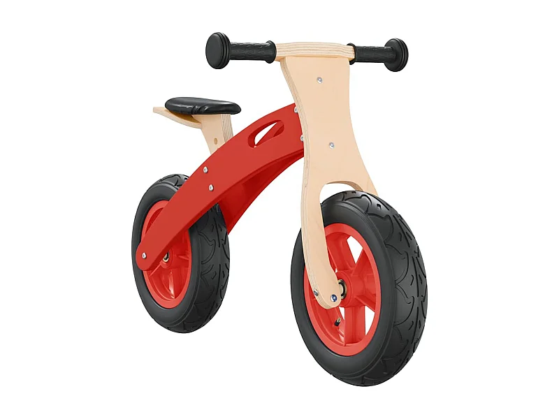 Vidaxl bicicleta sin pedales para niños con neumaticos  rojo