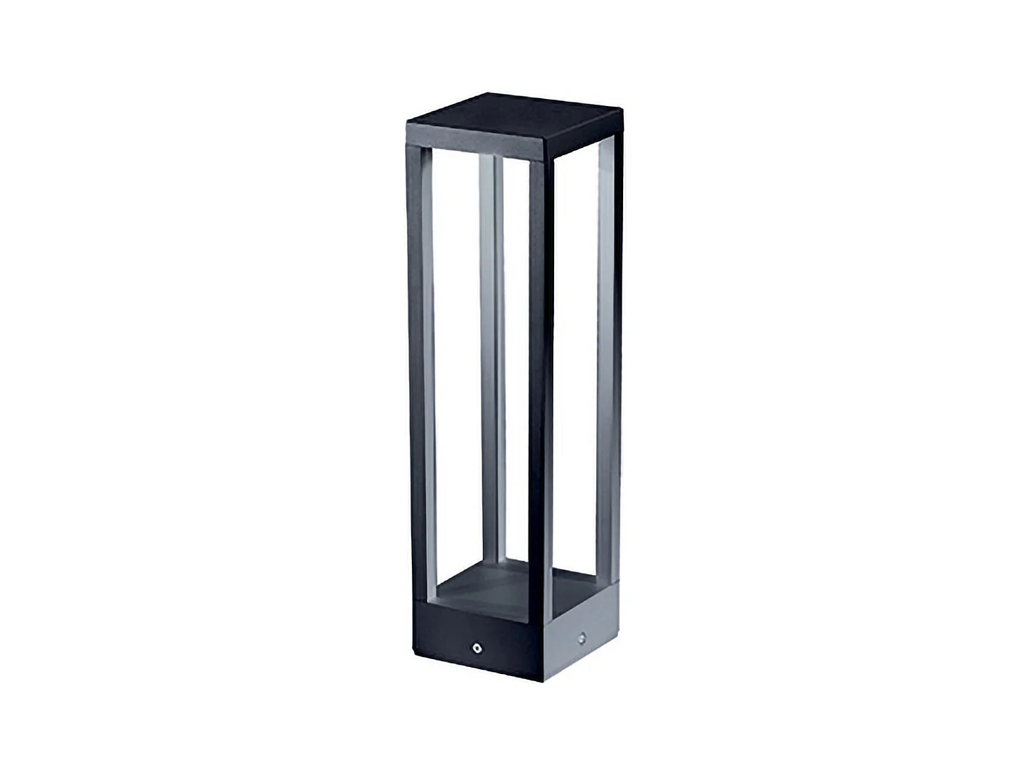 Home Pole - LED-Gartenmast zur Bodenbefestigung - Warmes Nachtlicht 3000K 230V 15W 1590lm Zafferano - Dunkelgrau
