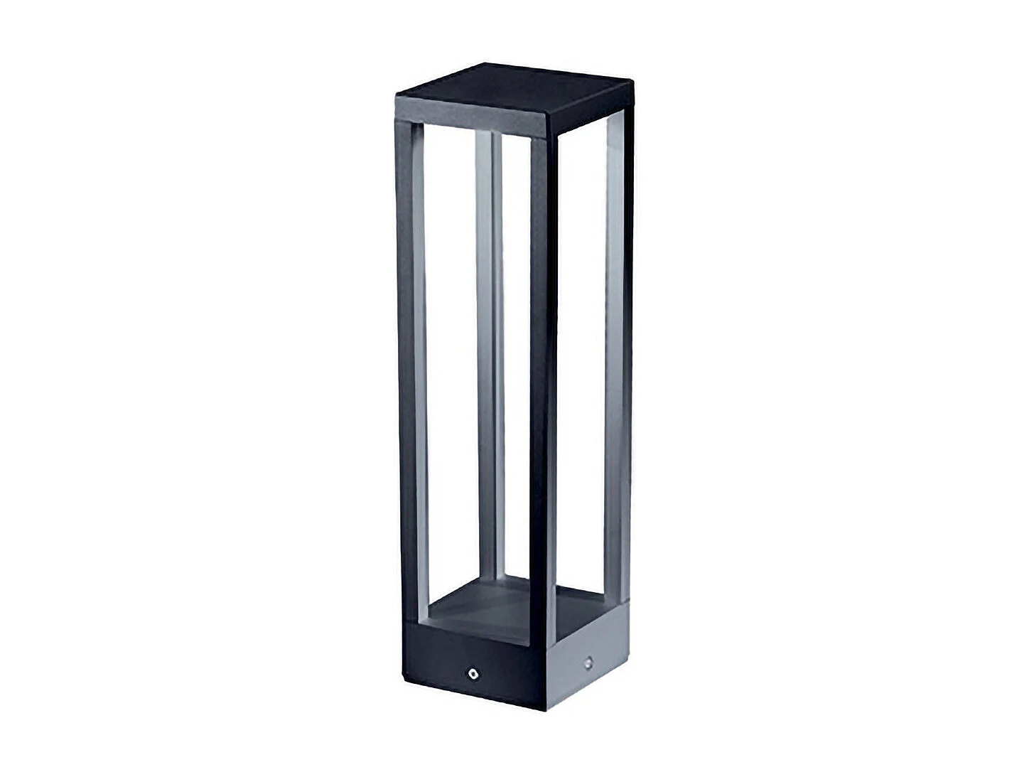 Home Pole - LED-Gartenmast zur Bodenbefestigung - Warmes Nachtlicht 3000K 230V 15W 1590lm Zafferano - Dunkelgrau