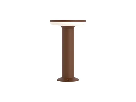 Mac Floor Corten 3000K - 12W IP65 Aluminium LED-Pollerleuchte für den Außenbereich h30cm - Downlight - Beneito & Faure