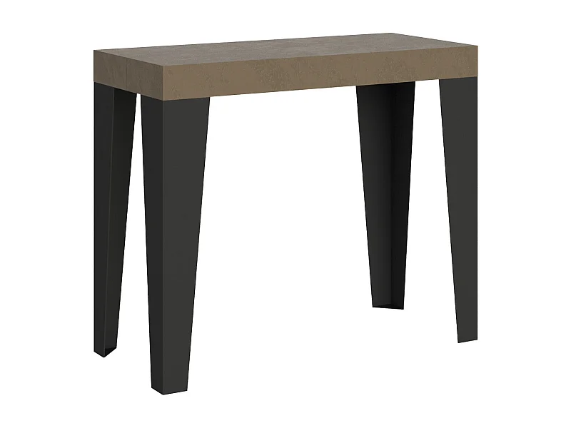 Ausziehbarer Konsolentisch 90x40/300 cm Flame Premium taubengrau