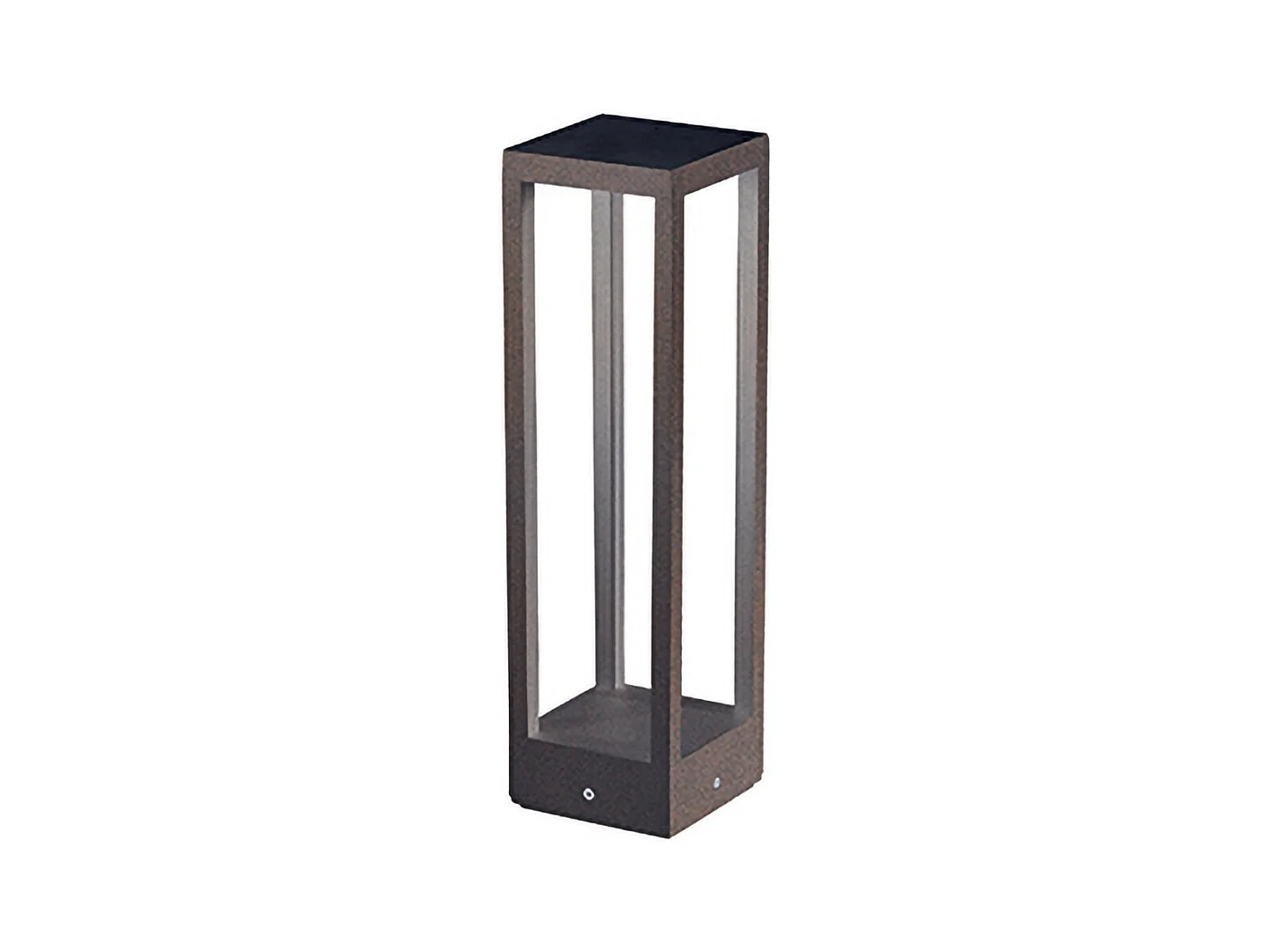 Home Pole - Poteau de jardin LED à fixer au sol - Veilleuse chaude 3000K 230V 15W 1590lm Zafferano - Corten