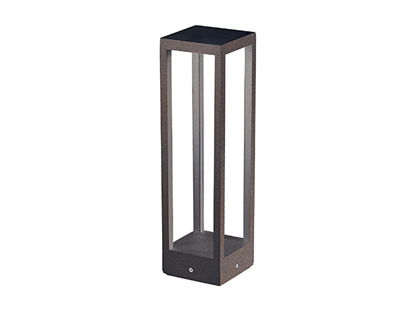 Home Pole - LED-Gartenmast zur Bodenbefestigung - Warmes Nachtlicht 3000K 230V 15W 1590lm Zafferano - Corten