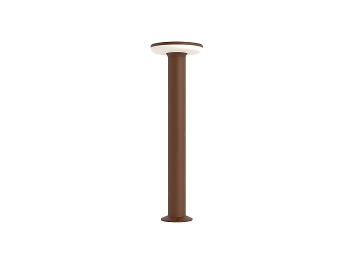 Mac Floor XL Corten 3000K - 12W IP65 Aluminium LED-Pollerleuchte für den Außenbereich h60cm - Downlight - Beneito & Faure