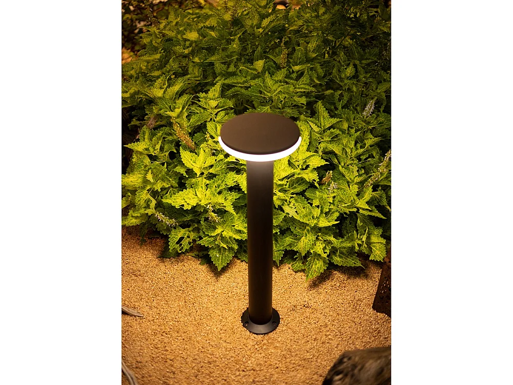Mac Floor White 4000K - 12W IP65 30cm high outdoor LED bollard light in aluminum - Downlight - Beneito & Faure