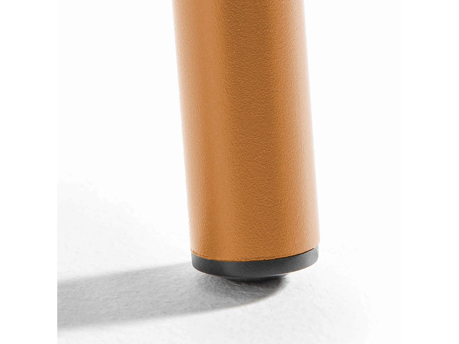 Ensemble table de jardin carrée et 2 fauteuils acier Caramel - Palavas