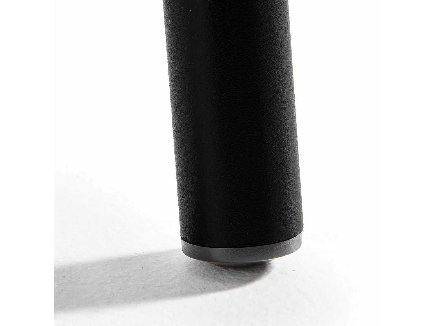 Table de jardin carrée en métal noir 70cm  - Palavas