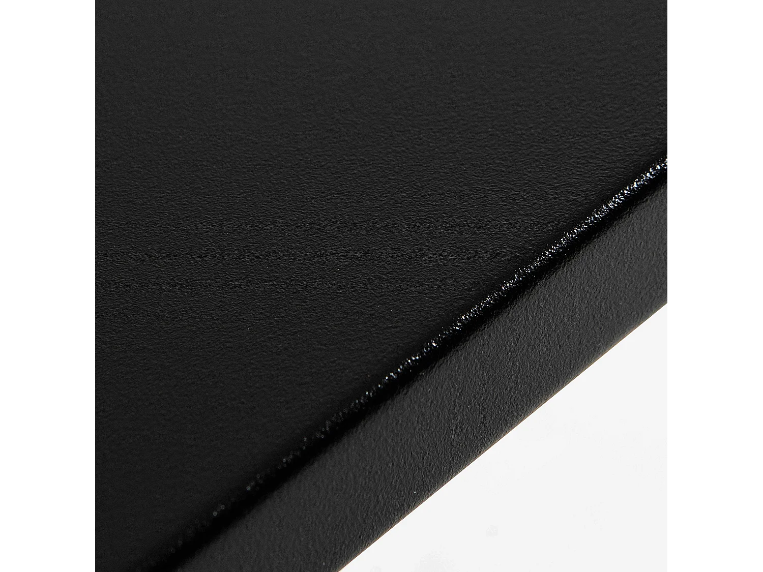 Table de jardin carrée en métal noir 70cm  - Palavas