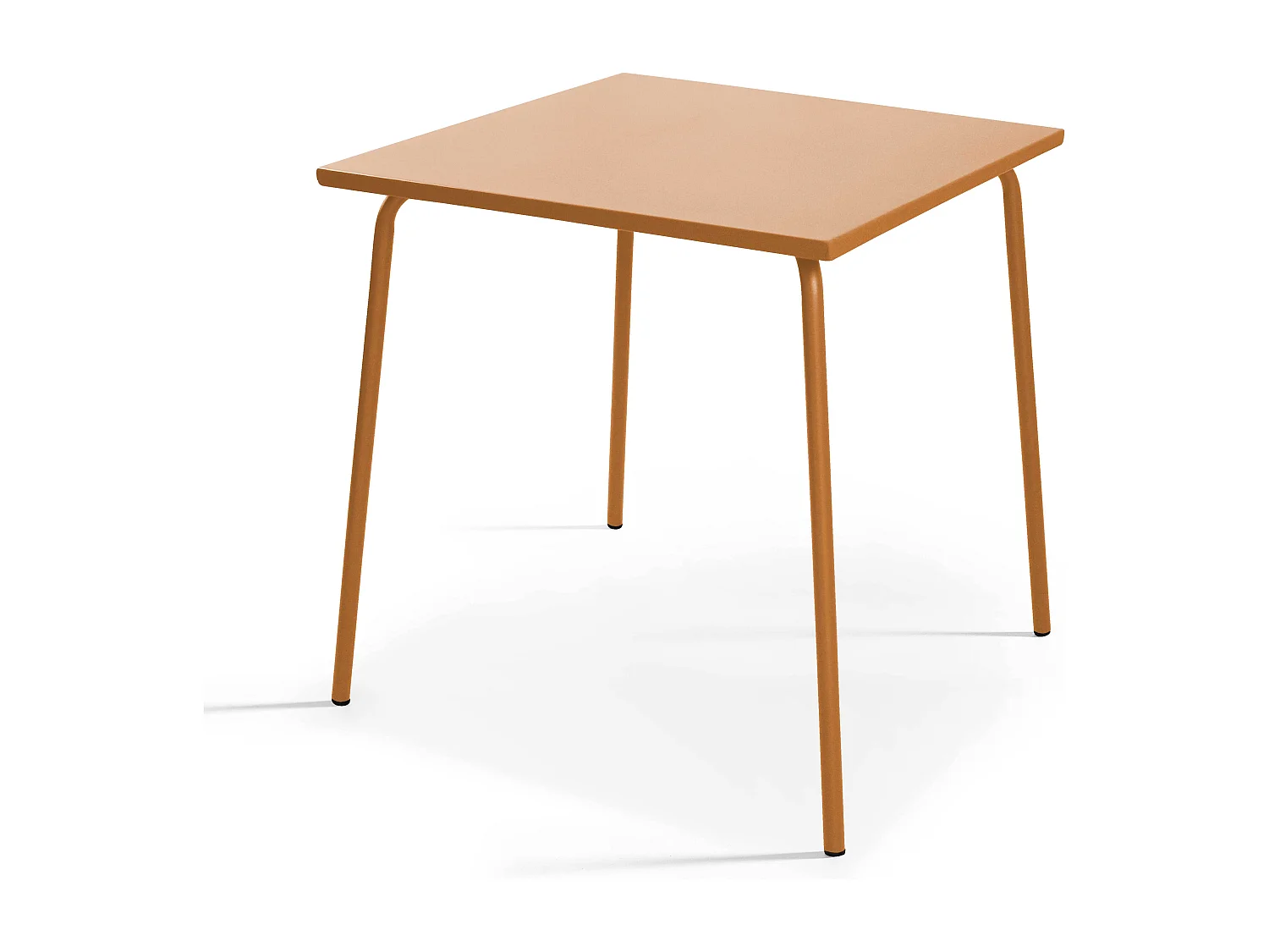 Ensemble table de jardin carrée et 2 chaises Caramel - Palavas