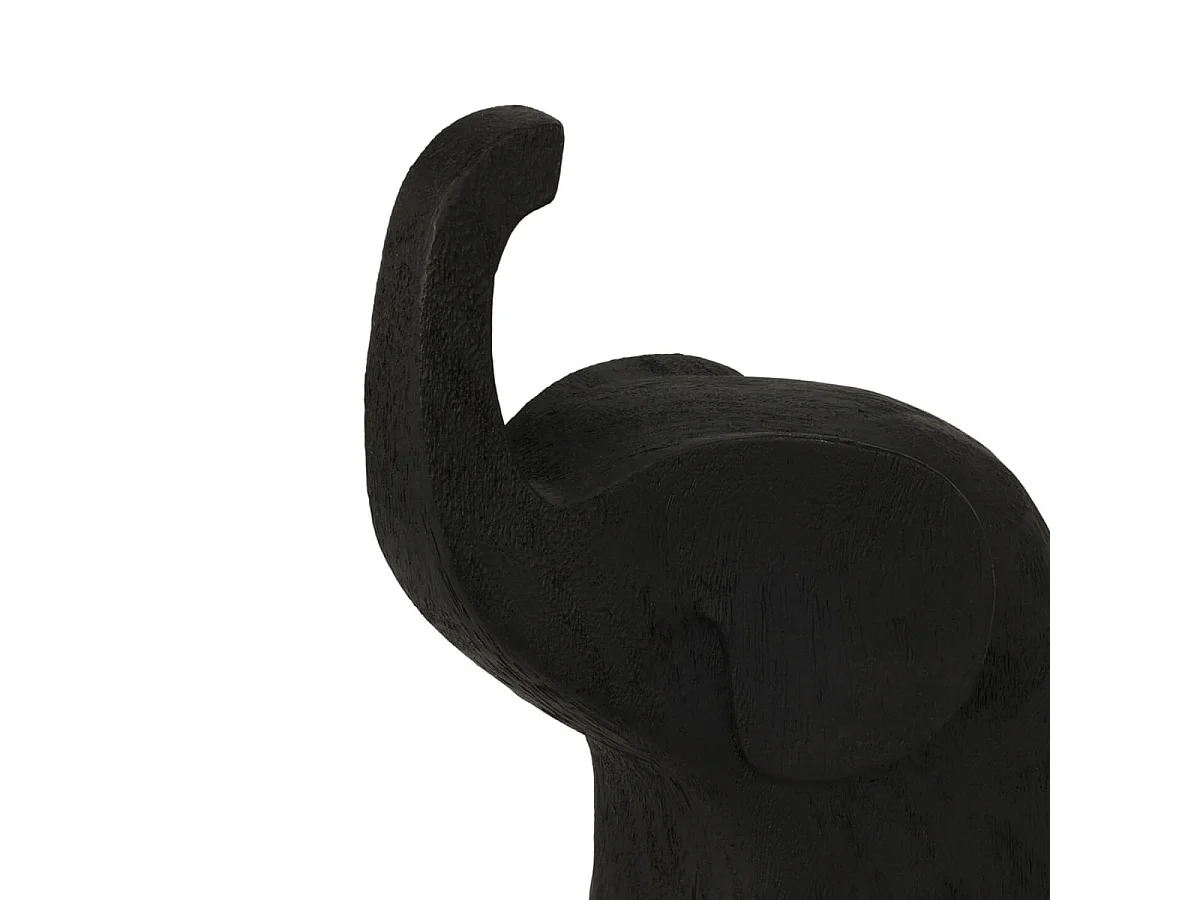 Figura decorativa elefante negro 20x16x8cm
