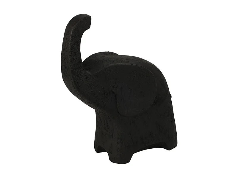 Figura decorativa elefante negro 20x16x8cm