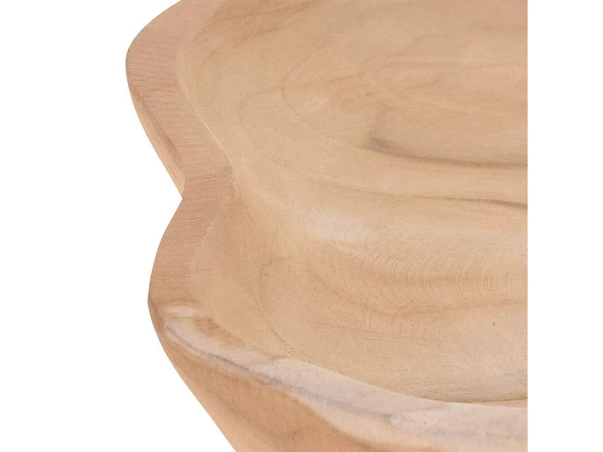 Bandeja de madera teca natural