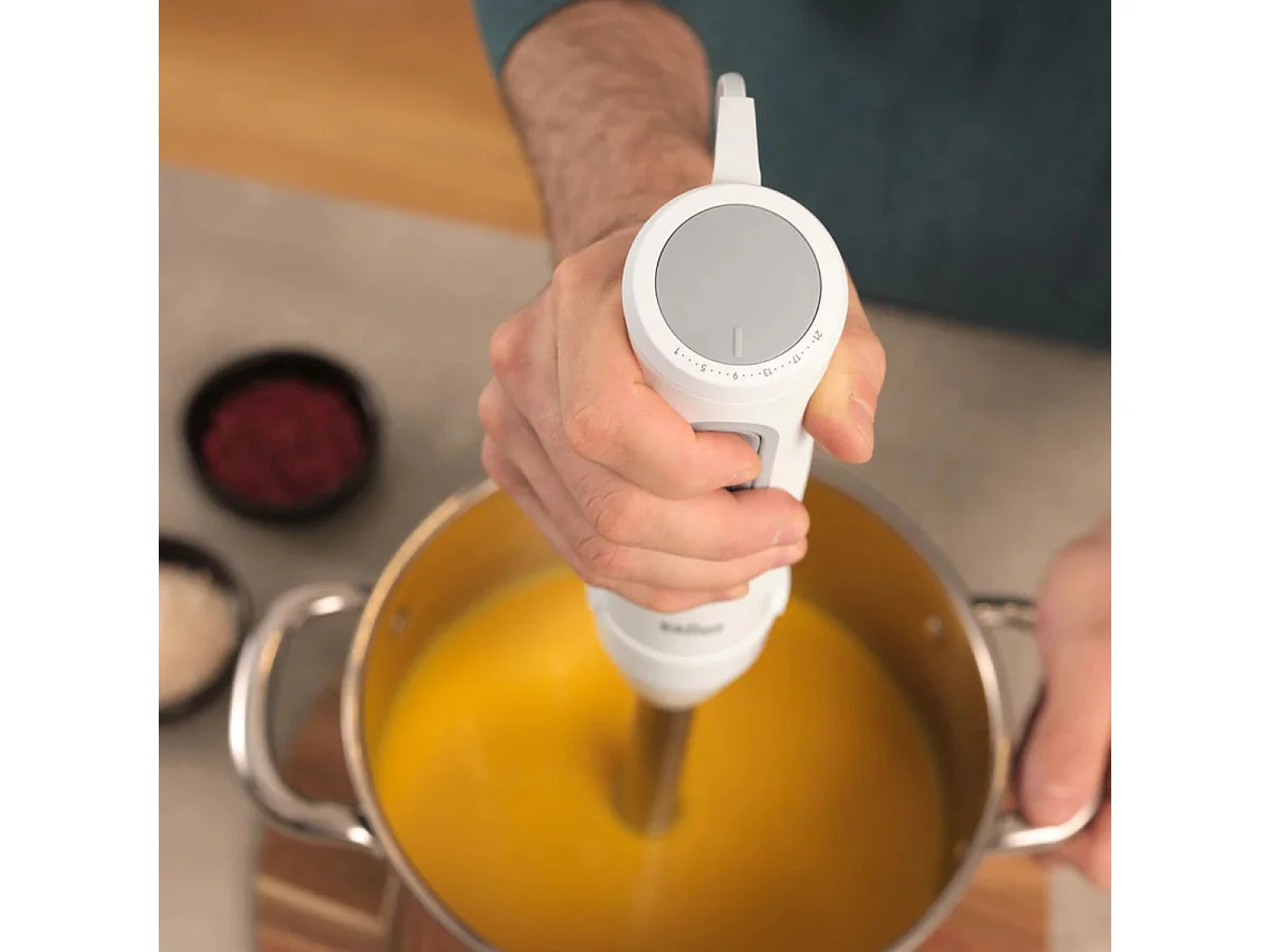 Batidora de mano Braun MQ50001MWH 1000W 21 velocidades blanco